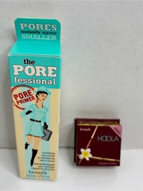 BENEFIT -POREfessional Primer & Mini HOOLA 2 Pc Set